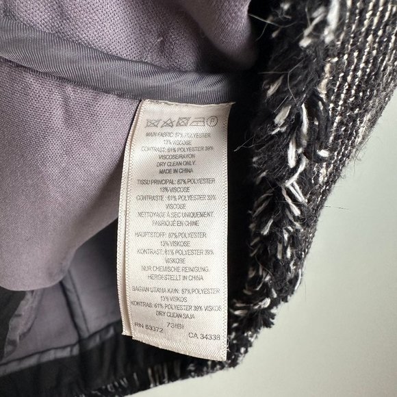 French Connection Jacquard Tweed Skirt - Picture 7 of 9